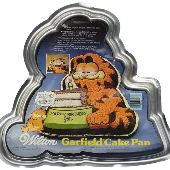 Wilton Garfield The Cat Cake Pan (2105-2447, 1981) - Picture 2 of 4